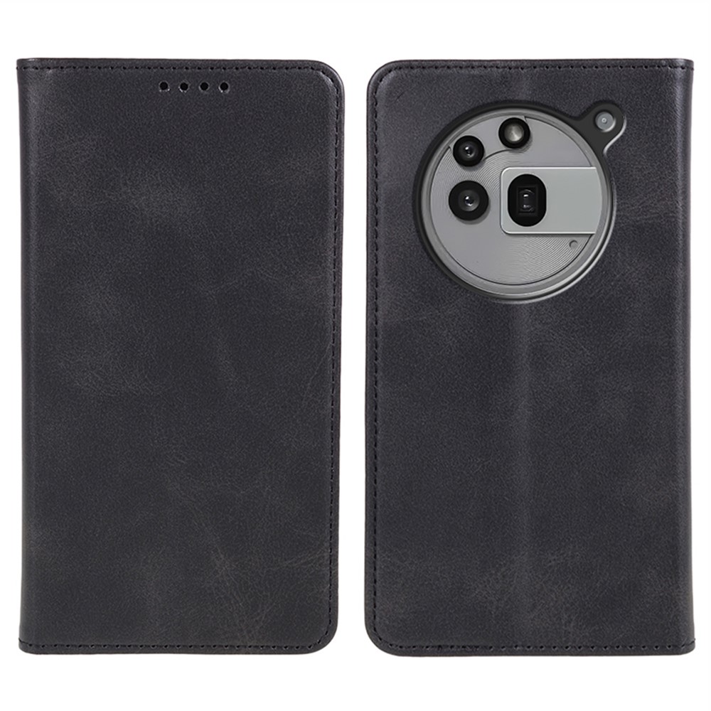  Nothing Phone 3a Pro Fodral Flip Läder Svart