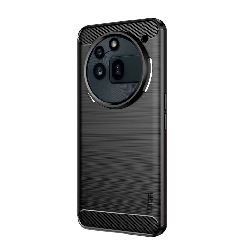 MOFI MOFI Nothing Phone 3a Pro Skal Borstad Stål Textur Svart