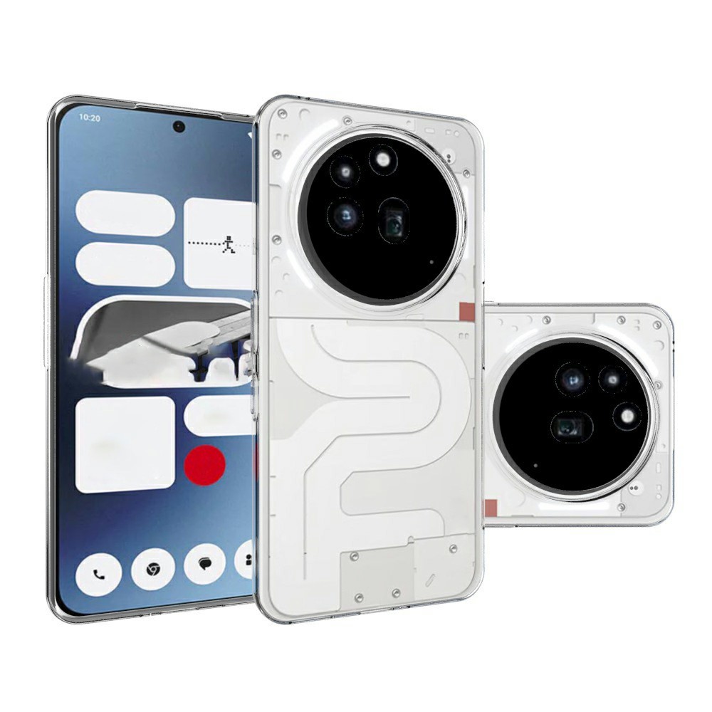  Nothing Phone 3a Pro Skal TPU Transparent