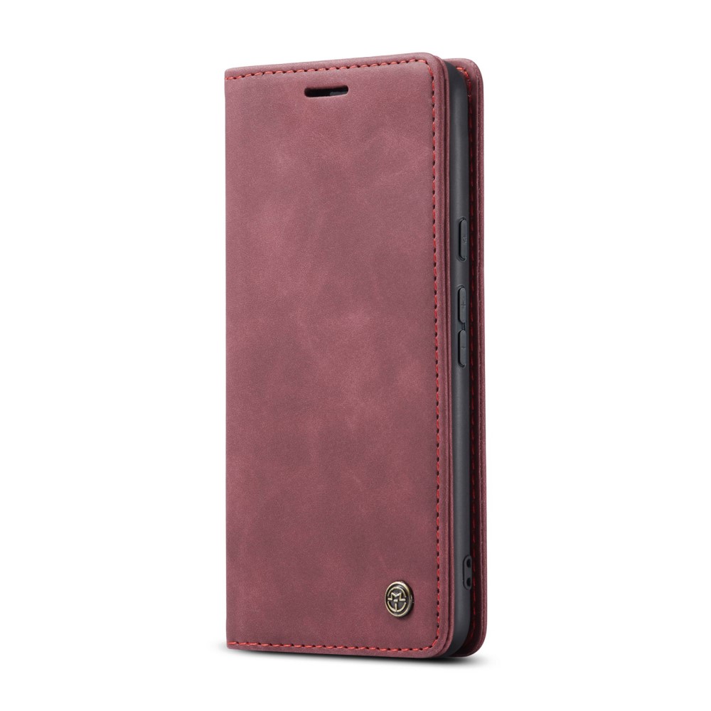 CASEME CASEME Google Pixel 9a Fodral Flip Retro Läder Röd