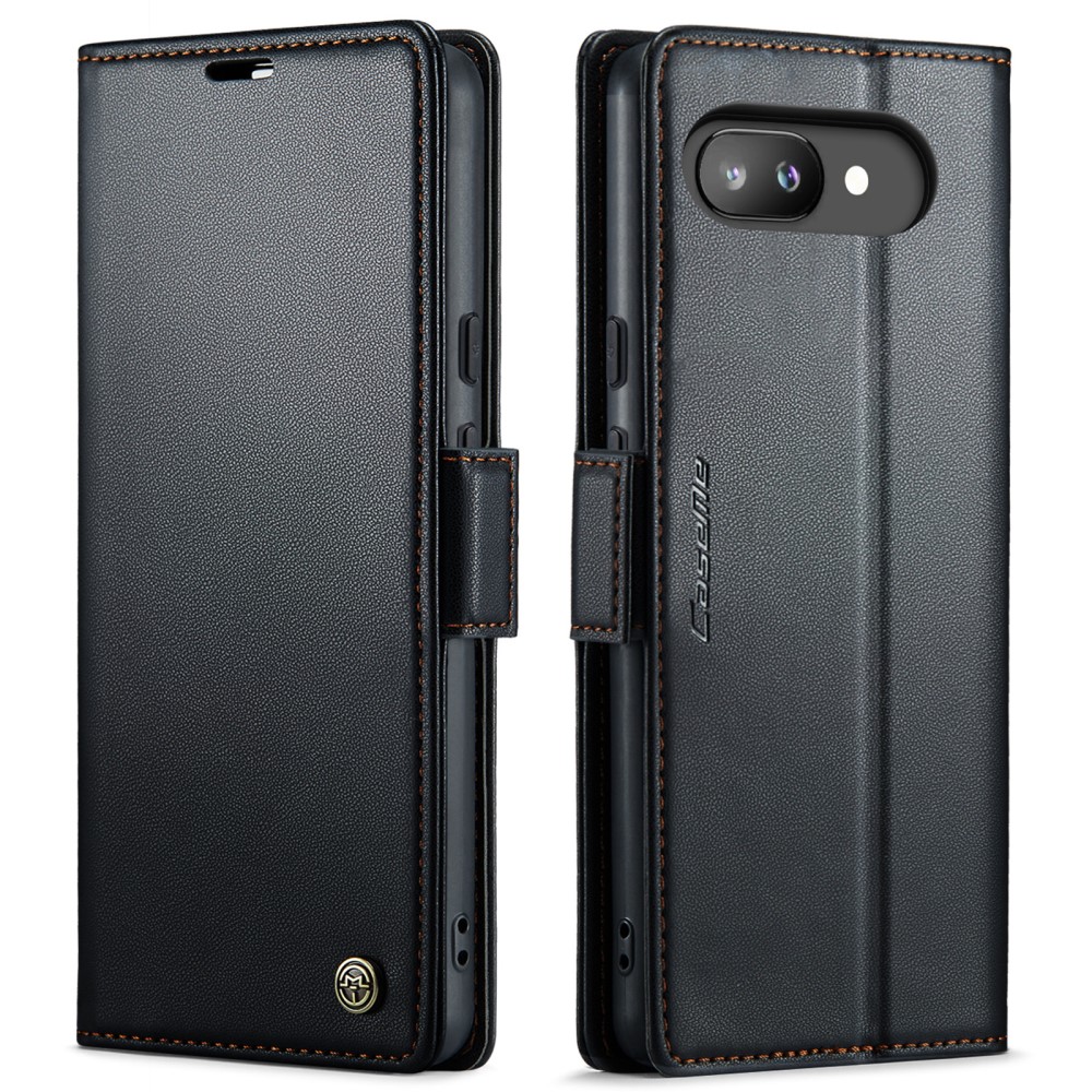 CASEME CASEME Google Pixel 9a Fodral RFID Läder Svart