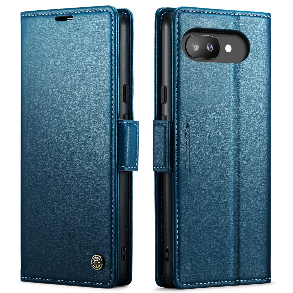 CASEME CASEME Google Pixel 9a Fodral RFID Läder Blå