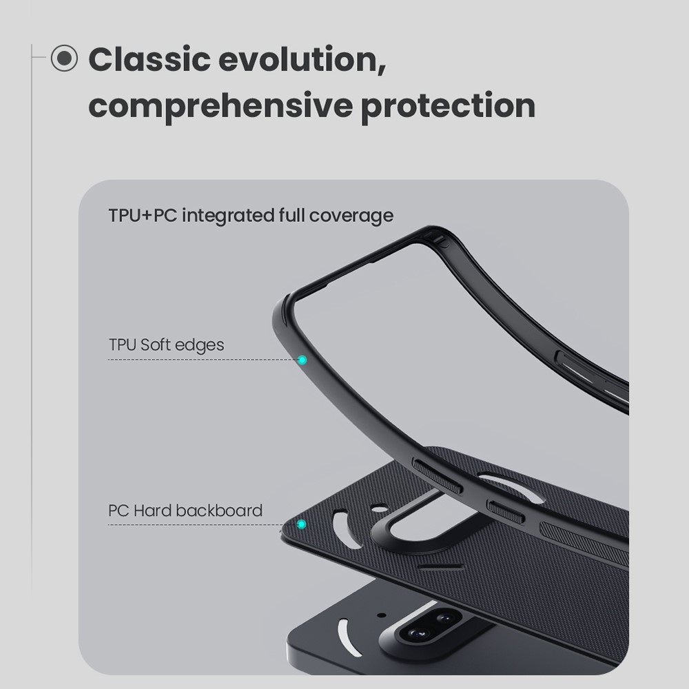 NILLKIN NILLKIN Nothing Phone 3a Skal MagSafe Frosted Shield Svart
