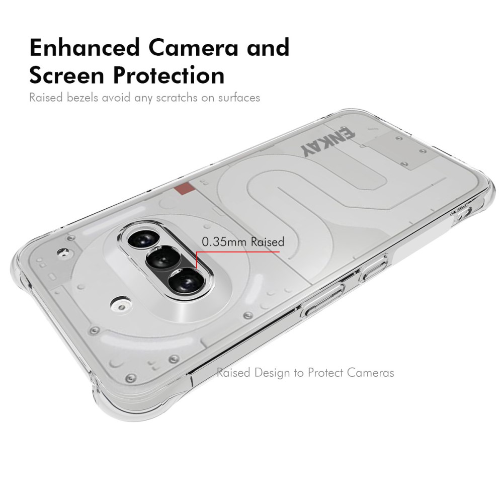 ENKAY ENKAY Nothing Phone 3a Skal Shockproof Transparent