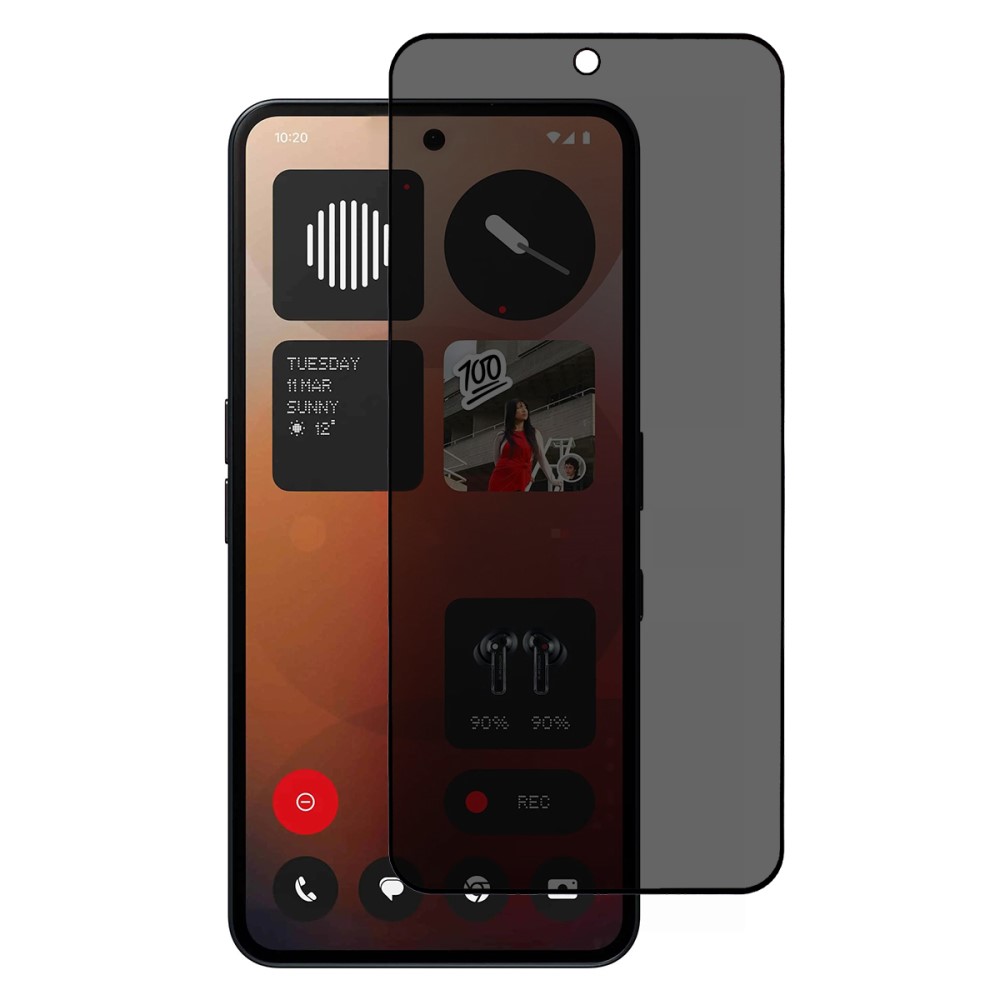  Nothing Phone 3a / 3a Pro Skärmskydd Härdat Glas Privacy