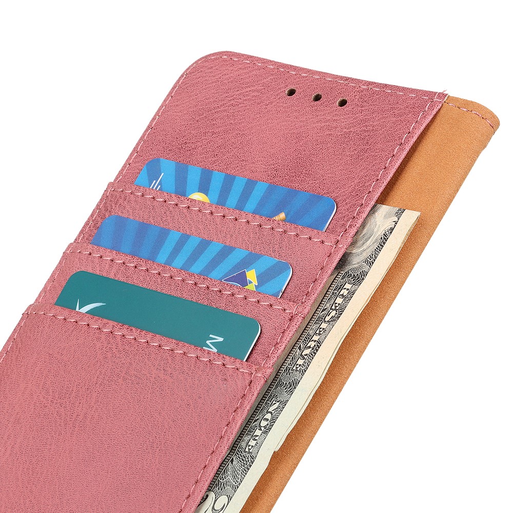 KHAZNEH KHAZNEH Samsung Galaxy S25 Edge Fodral Läder Rosa