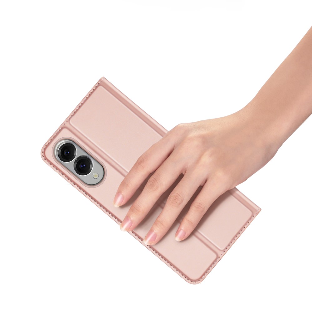 DUX DUCIS DUX DUCIS Samsung Galaxy S25 Edge Fodral Skin Pro Roséguld