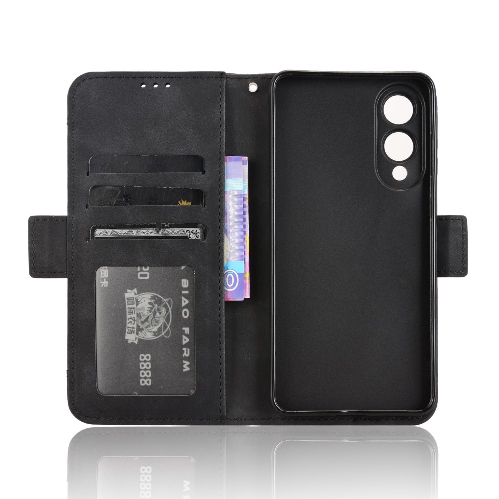  Samsung Galaxy S25 Edge Fodral Med Avtagbart Kortfodral Svart