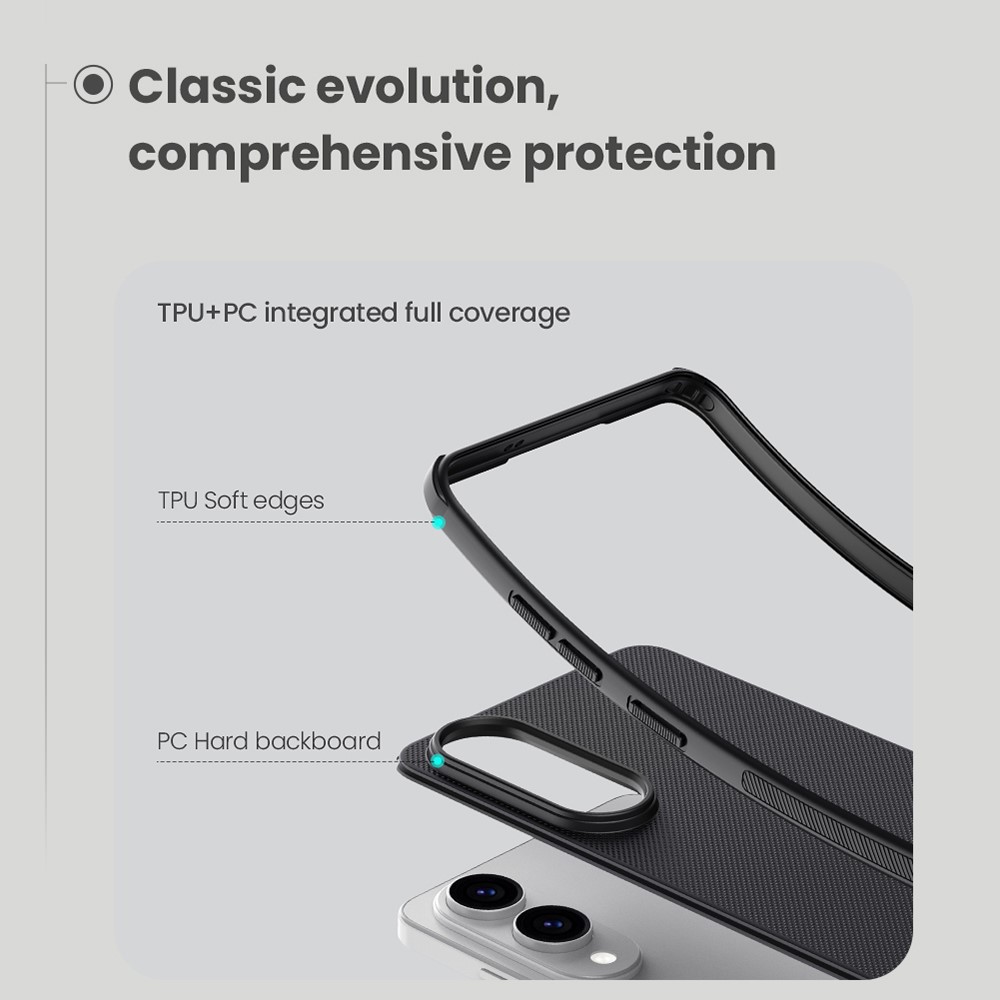 NILLKIN NILLKIN Samsung Galaxy S25 Edge Skal Frosted Shield Grön