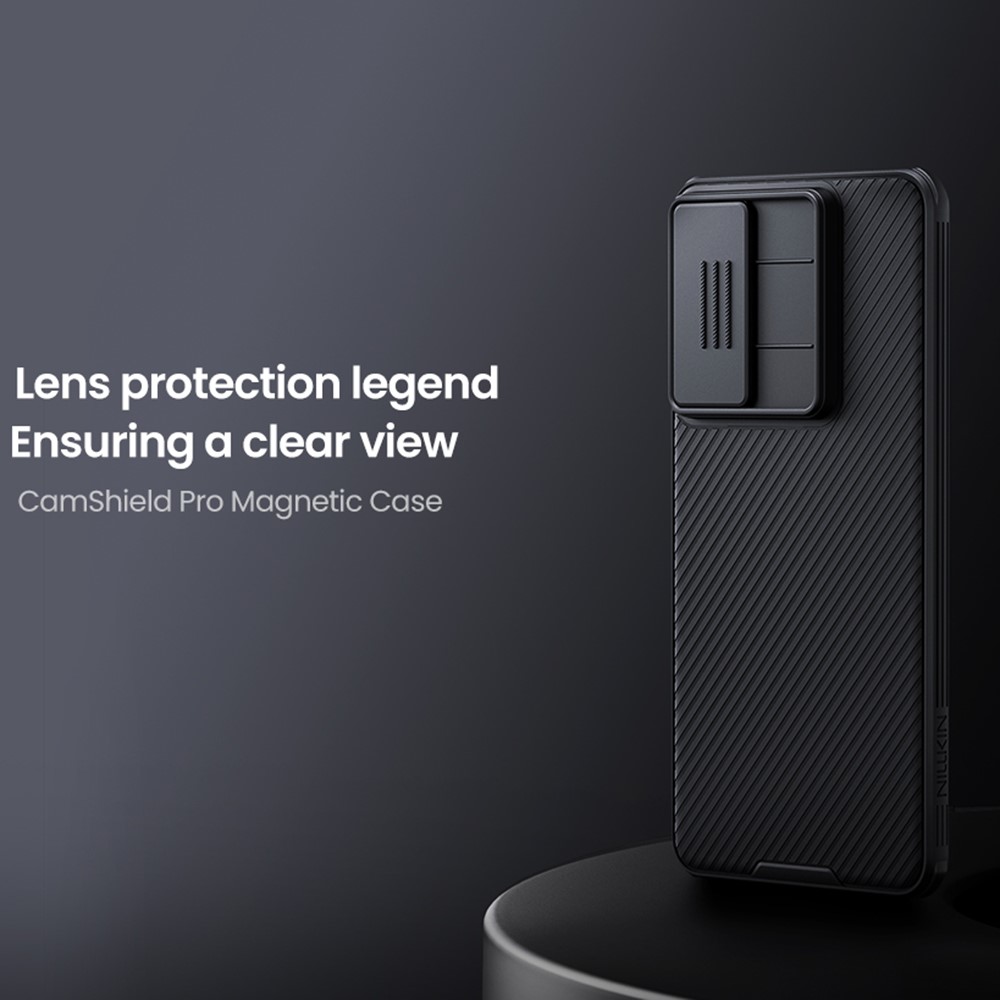 NILLKIN NILLKIN Galaxy S25 Edge Skal MagSafe CamShield Pro Svart
