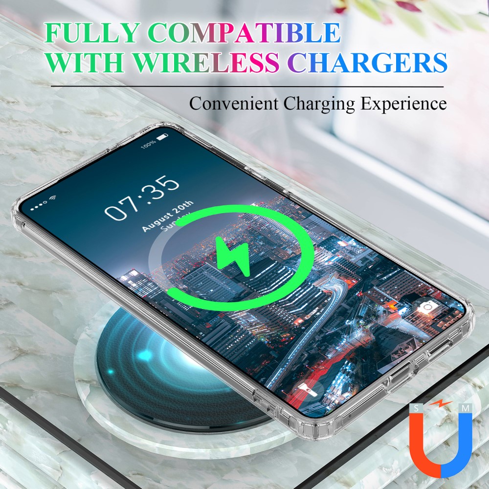  Samsung Galaxy S25 Edge Skal MagSafe Hybrid Transparent