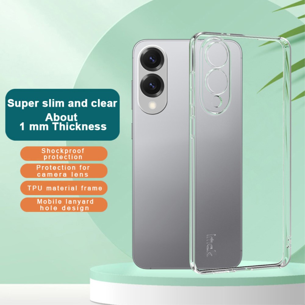 IMAK IMAK Samsung Galaxy S25 Edge Skal Shockproof Transparent