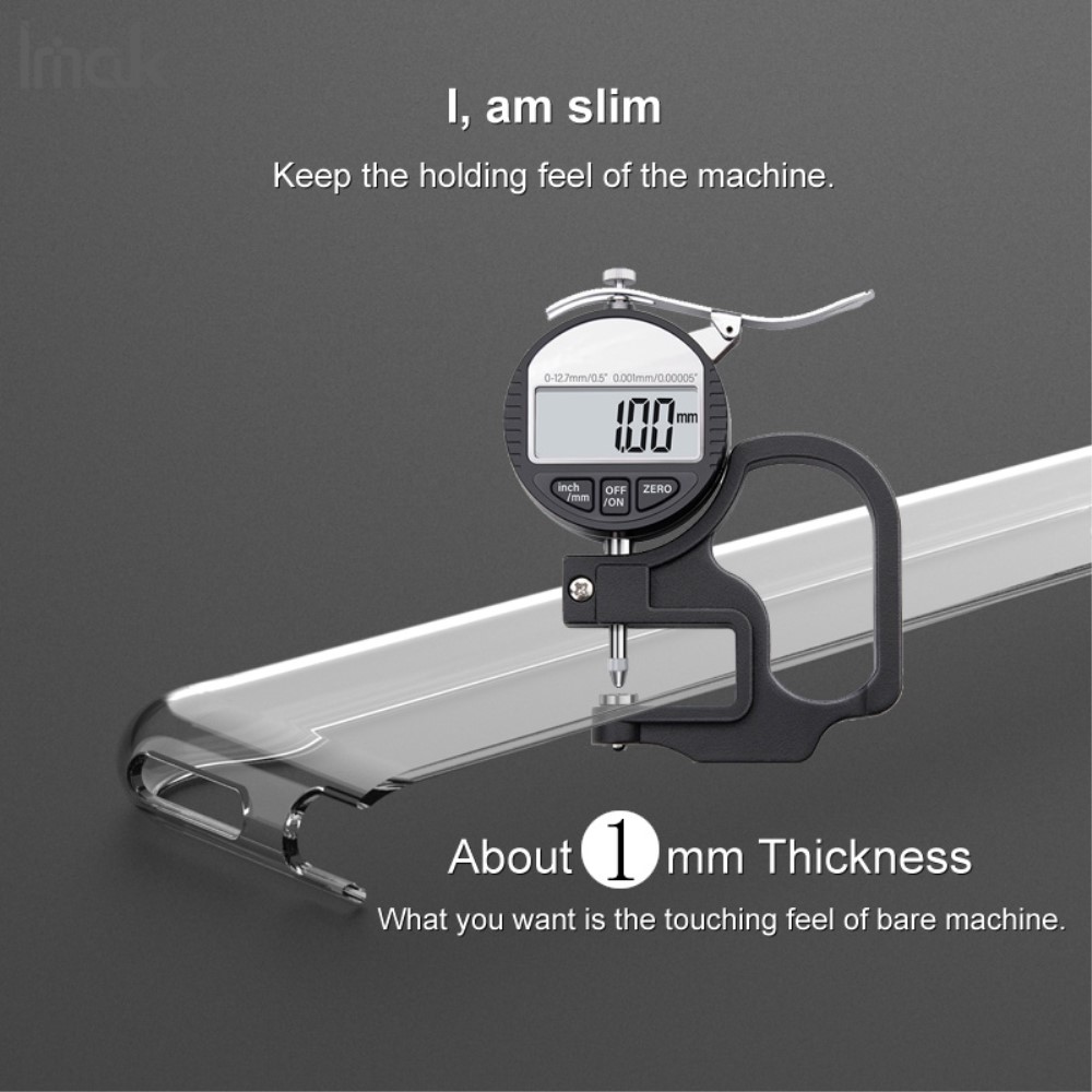 IMAK IMAK Samsung Galaxy S25 Edge Skal Shockproof Transparent