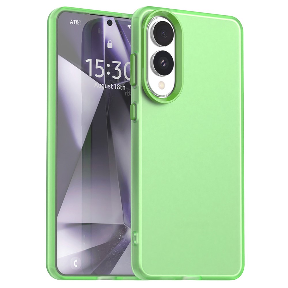 Samsung Galaxy S25 Edge Skal Slim Matt Grön