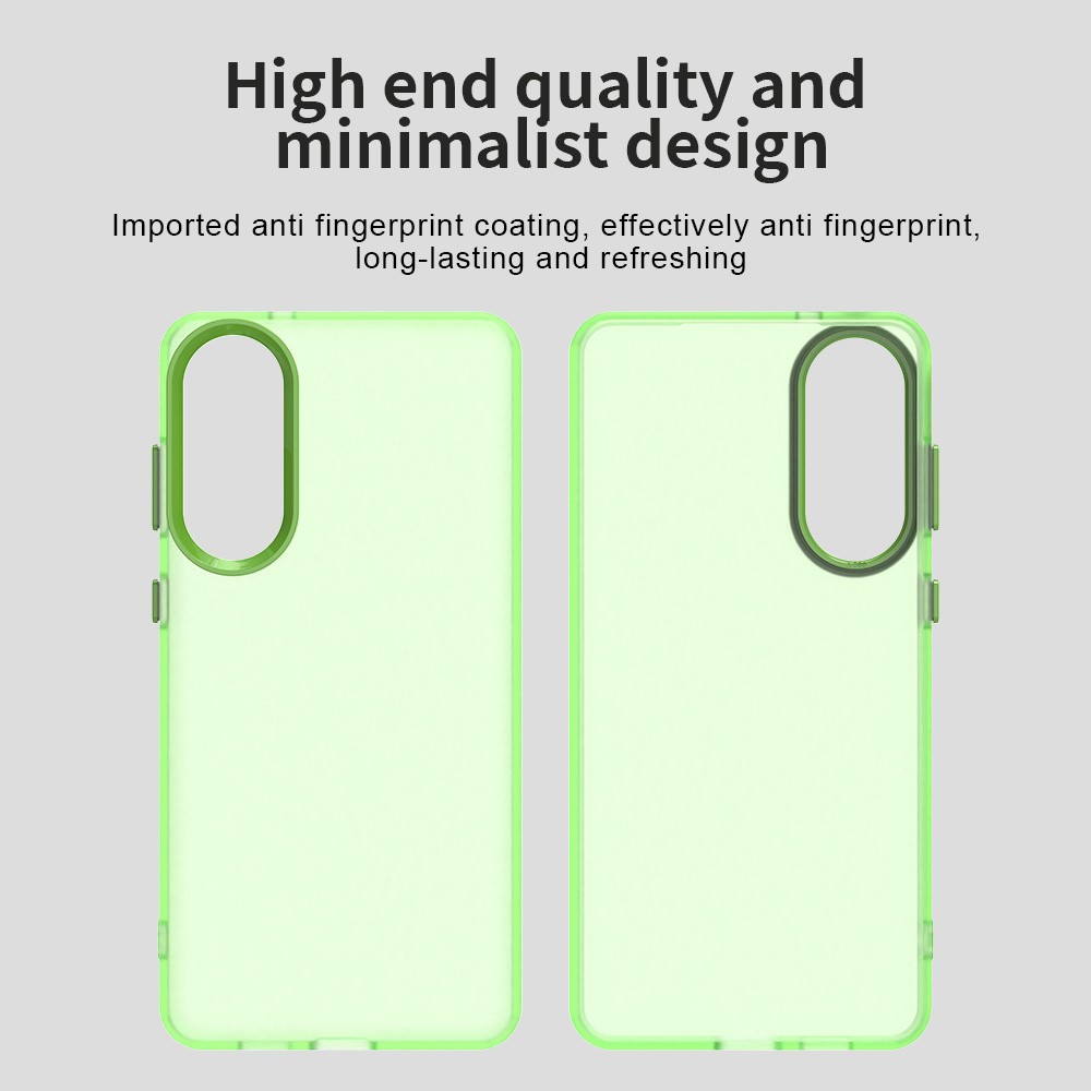  Samsung Galaxy S25 Edge Skal Slim Matt Grön