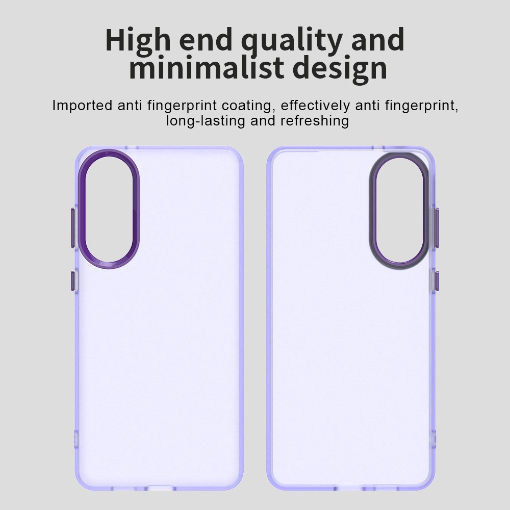  Samsung Galaxy S25 Edge Skal Slim Matt Lila