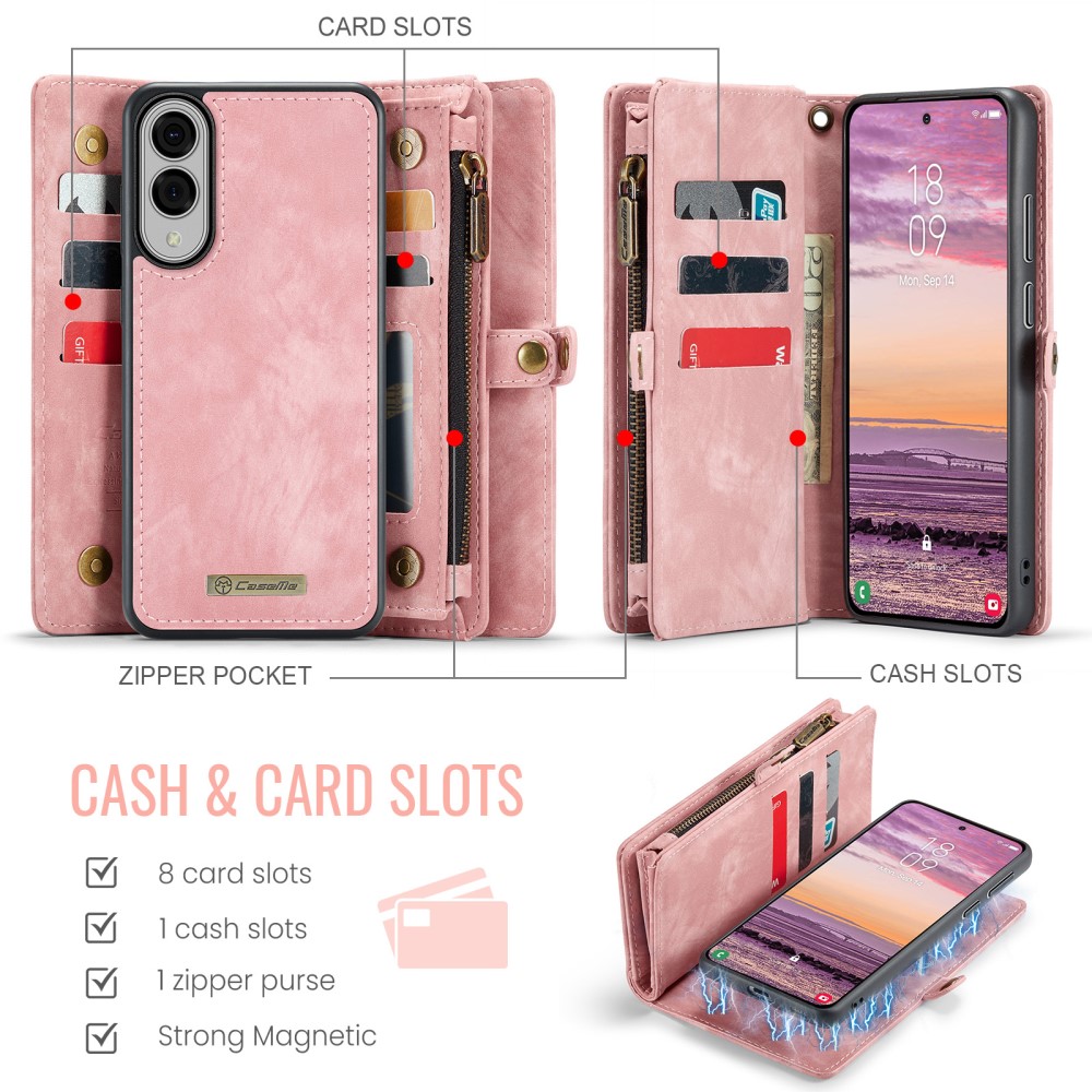 CASEME CASEME Samsung Galaxy S25 Edge Fodral Multifuntionell Rosa