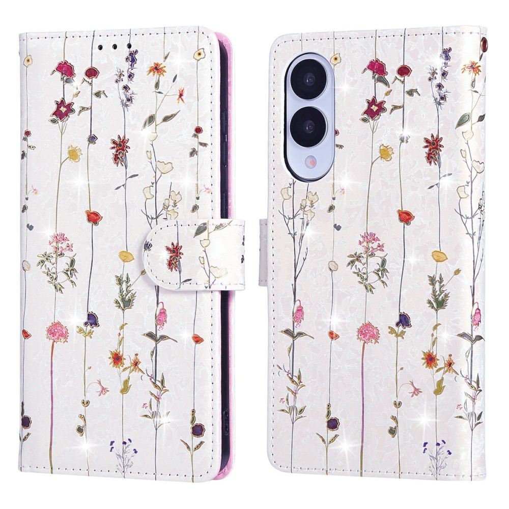 Samsung Galaxy S25 Edge Fodral RFID Små Blommor