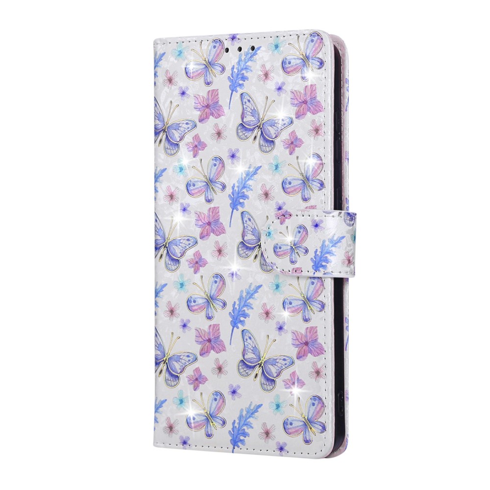  Samsung Galaxy S25 Edge Fodral RFID Fjärilar / Blommor
