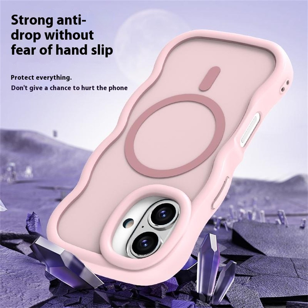  iPhone 16 Skal MagSafe Wavy Matt Lila
