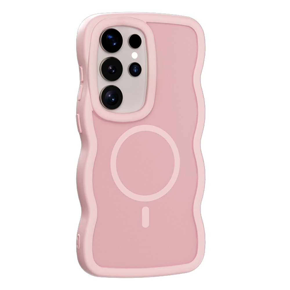  Samsung Galaxy S25 Ultra Skal MagSafe Wavy Matt Rosa