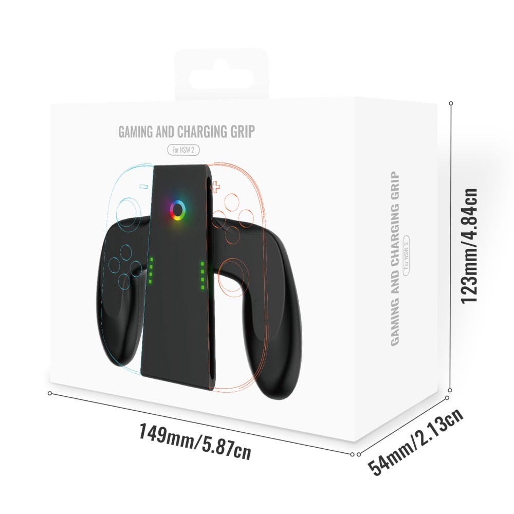JYS JYS Nintendo Switch 2 Joy-Con Charging Grip Svart