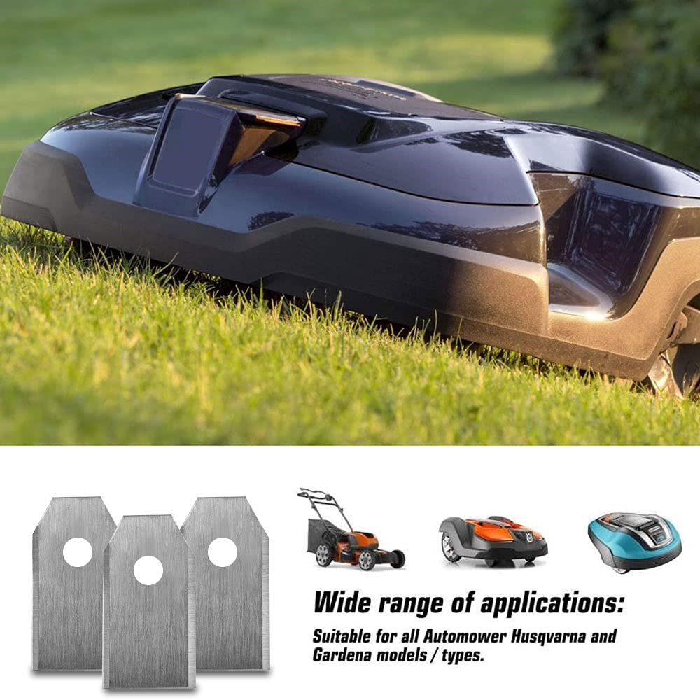  9-PACK Ersättningsblad För Husqvarna Robotgräsklippare Silver