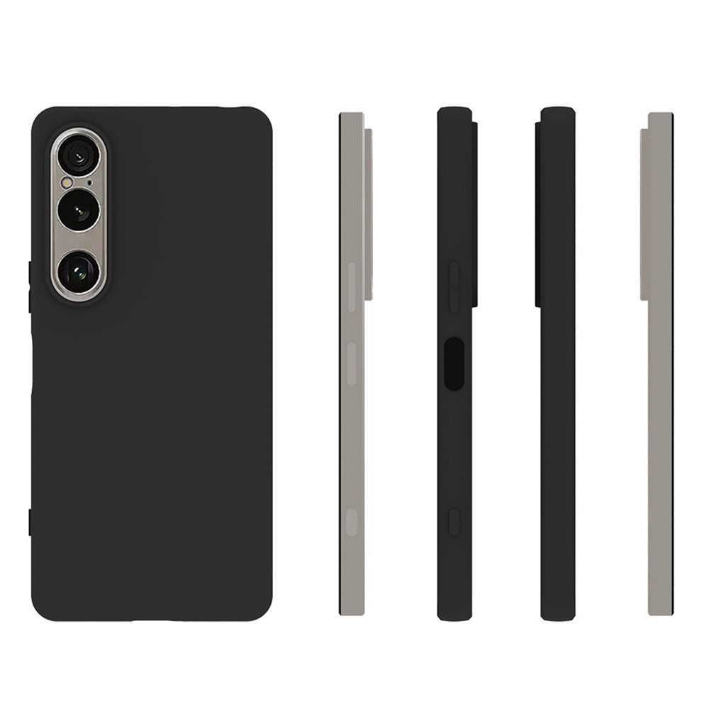  Sony Xperia 1 VII Skal Soft TPU Matt Svart