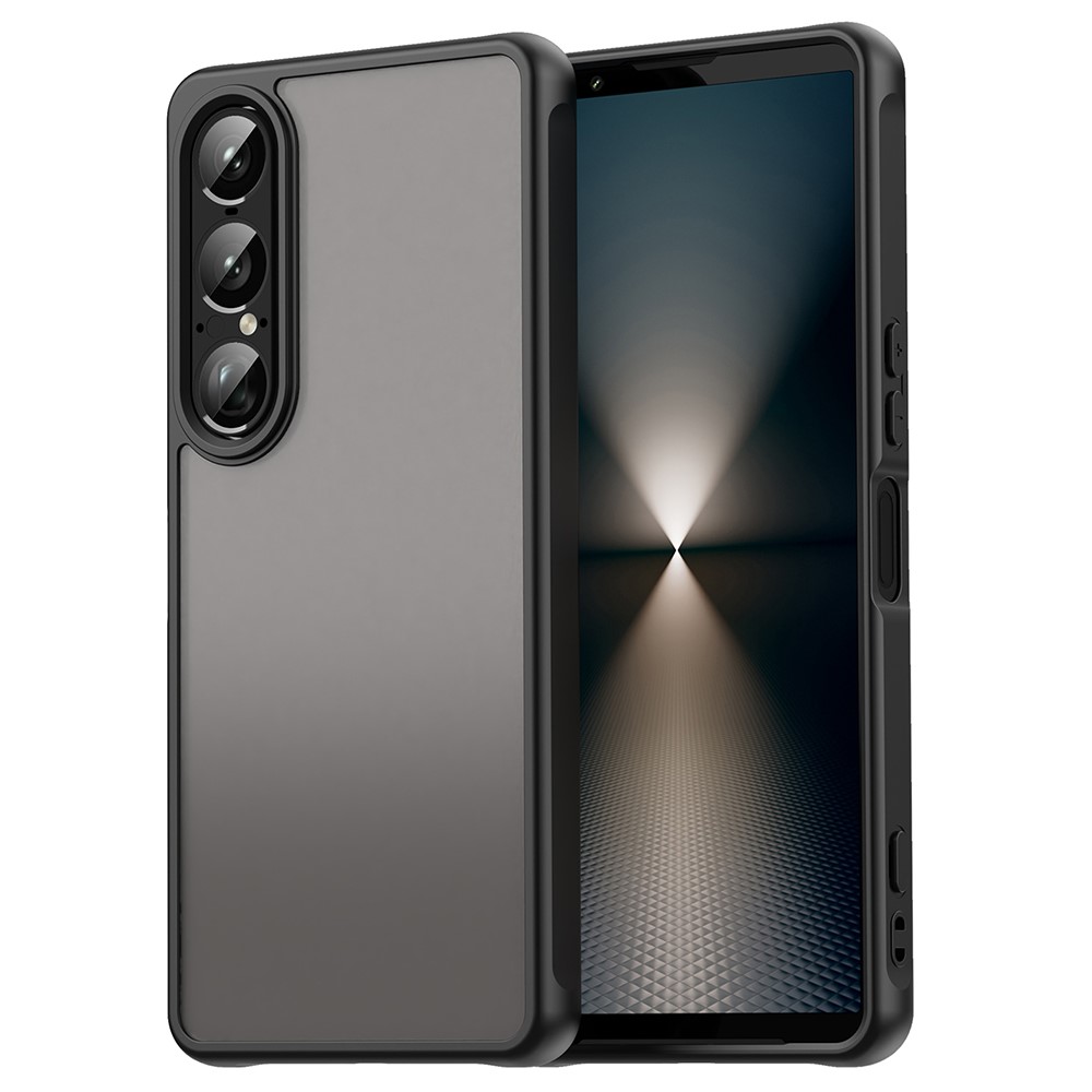  Sony Xperia 1 VII Skal Hybrid Frosted Svart