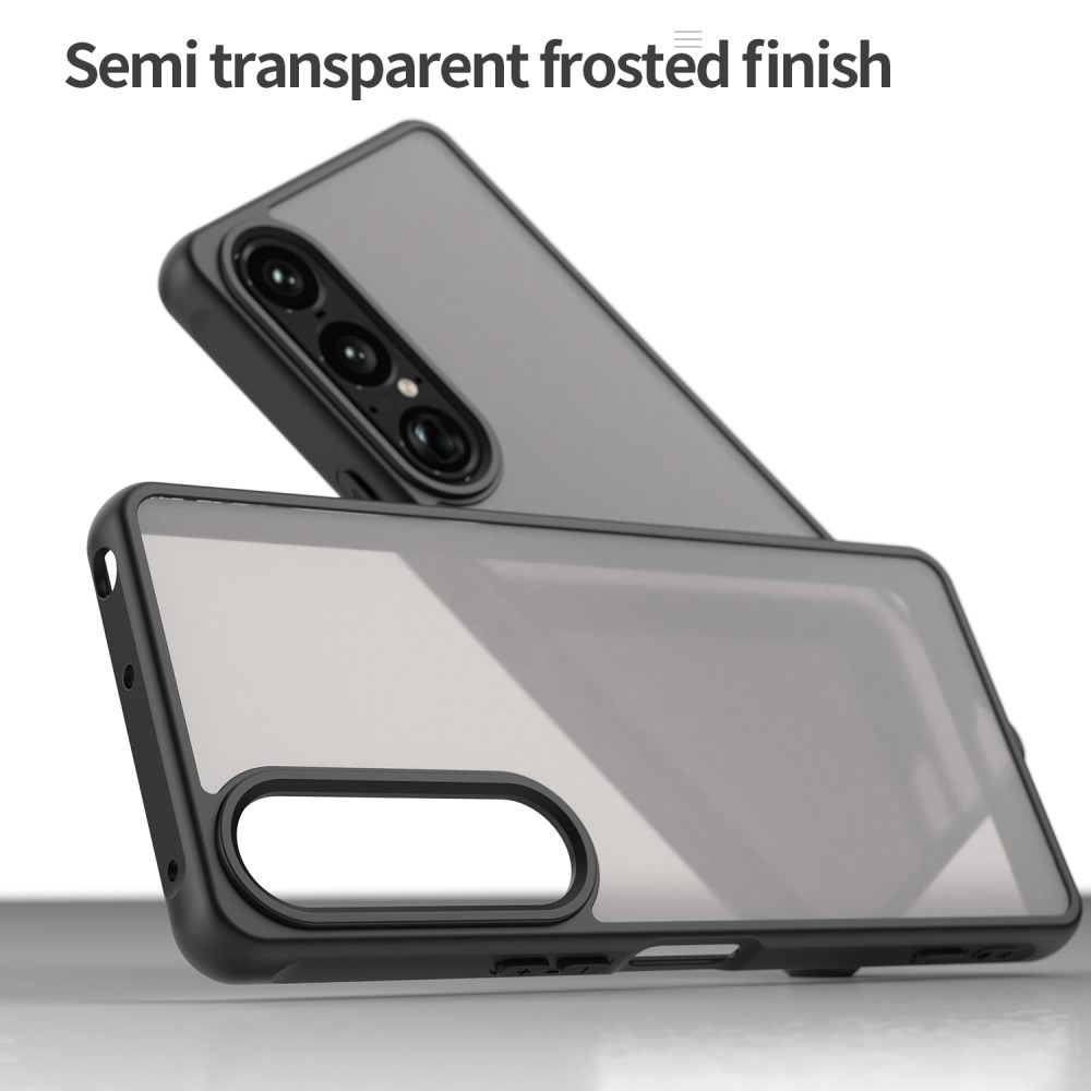  Sony Xperia 1 VII Skal Hybrid Frosted Svart