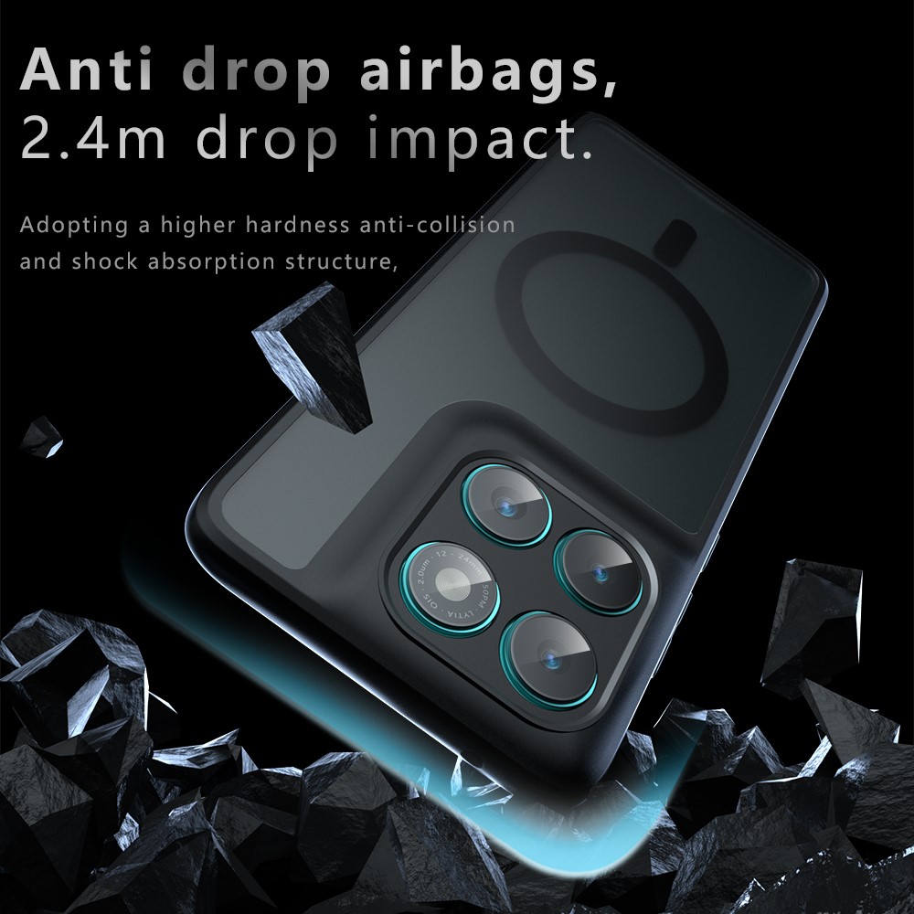  Motorola Edge 60 / 60 Fusion Skal MagSafe Hybrid Svart