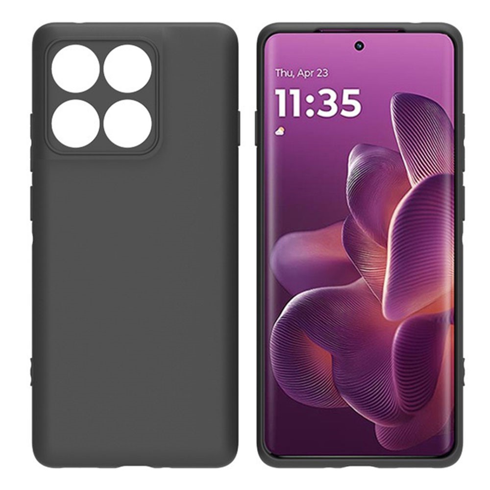 Motorola Edge 60 Pro Skal TPU Slim Matt Svart