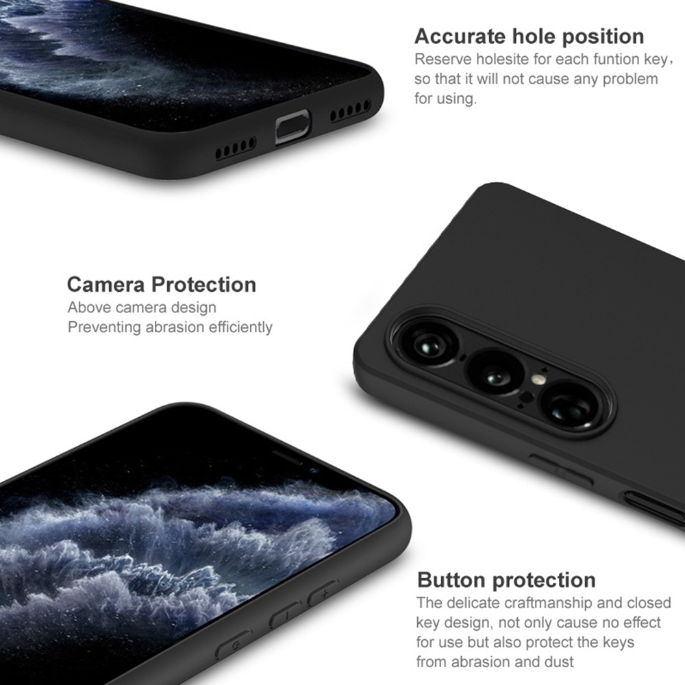 IMAK IMAK Sony Xperia 1 VII Skal TPU Soft Svart