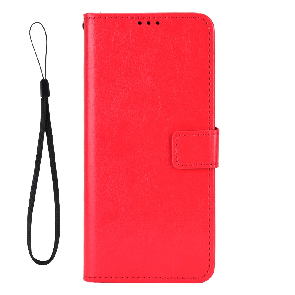  Sony Xperia 1 VII Fodral Crazy Horse Läder Röd