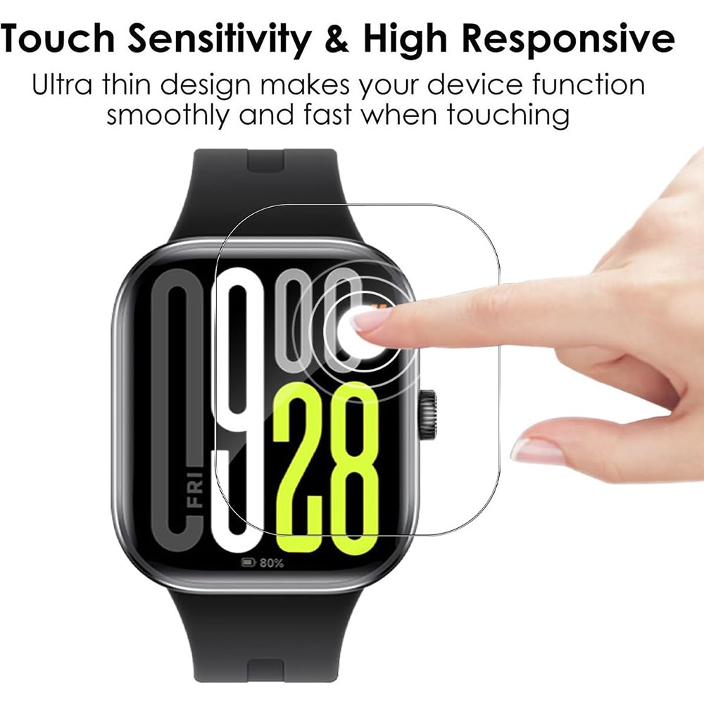  Xiaomi Redmi Watch 5 3-PACK Skärmskydd TPU