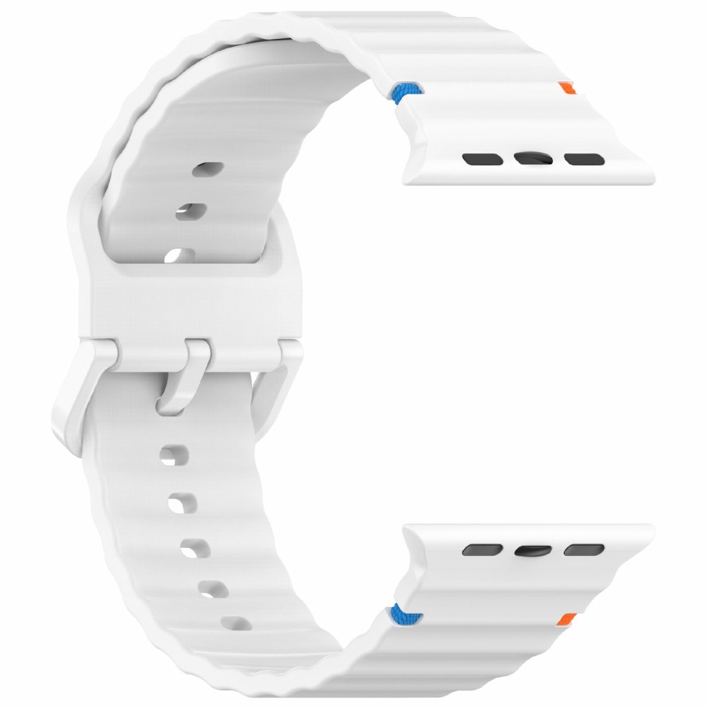  Apple Watch 42/44/45/46/49 mm Armband Silikon Wave Vit