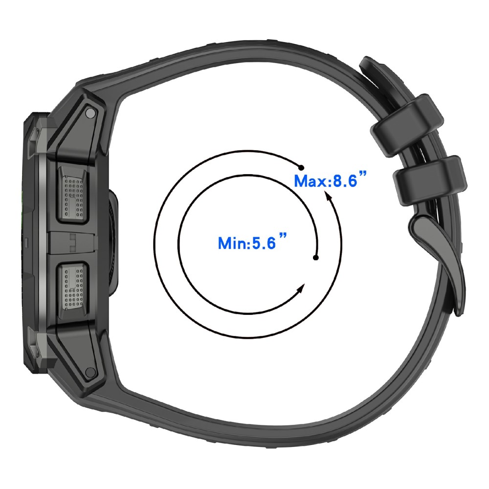  Garmin Instinct 3 50 mm Klockarmband Silikon Svart
