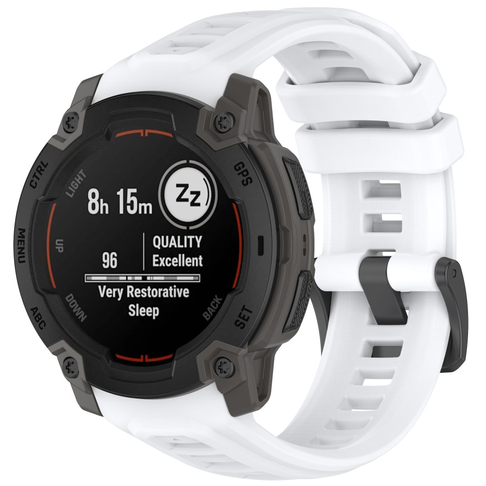  Garmin Instinct E 45 mm Klockarmband Silikon Vit