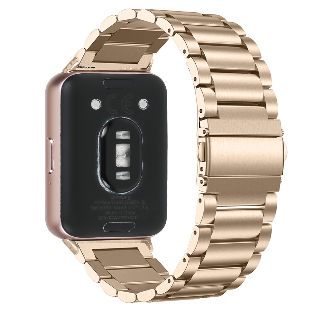  Samsung Galaxy Watch Fit 3 Armband Rostfritt Stål Guld
