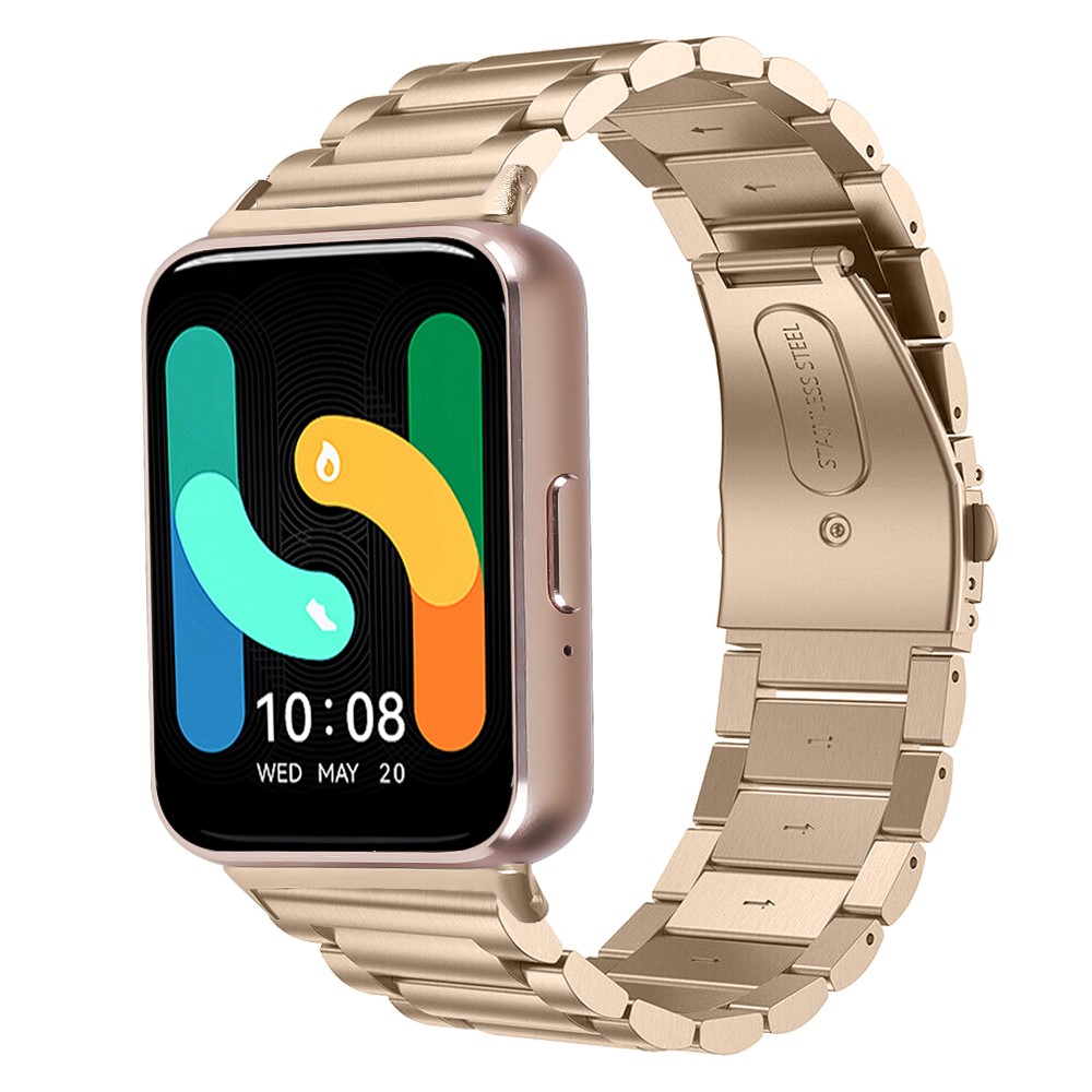  Samsung Galaxy Watch Fit 3 Armband Rostfritt Stål Guld