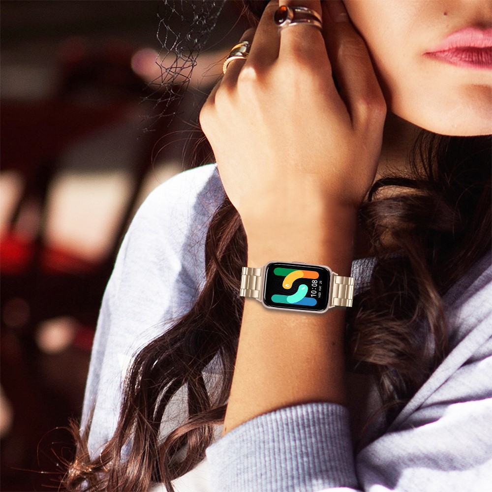  Samsung Galaxy Watch Fit 3 Armband Rostfritt Stål Guld
