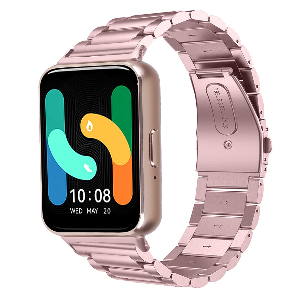  Samsung Galaxy Watch Fit 3 Armband Rostfritt Stål Roséguld