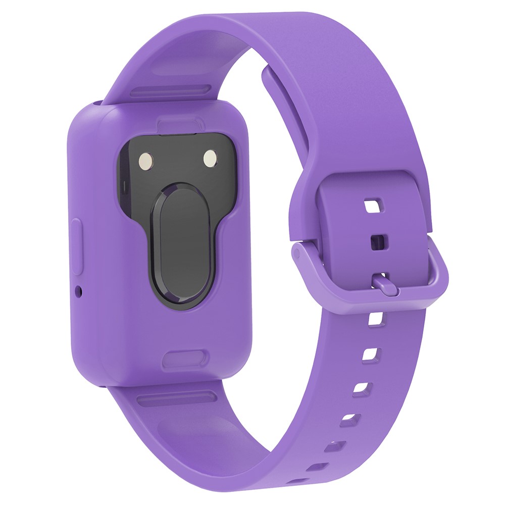  Samsung Galaxy Watch Fit 3 Skal / Armband Silikon Lila
