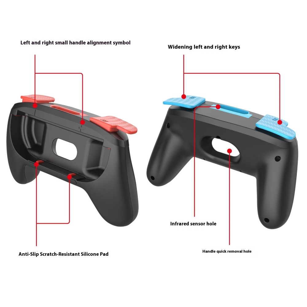 PGTECH PGTECH 2 st Nintendo Switch 2 Joy-Con Grip Svart