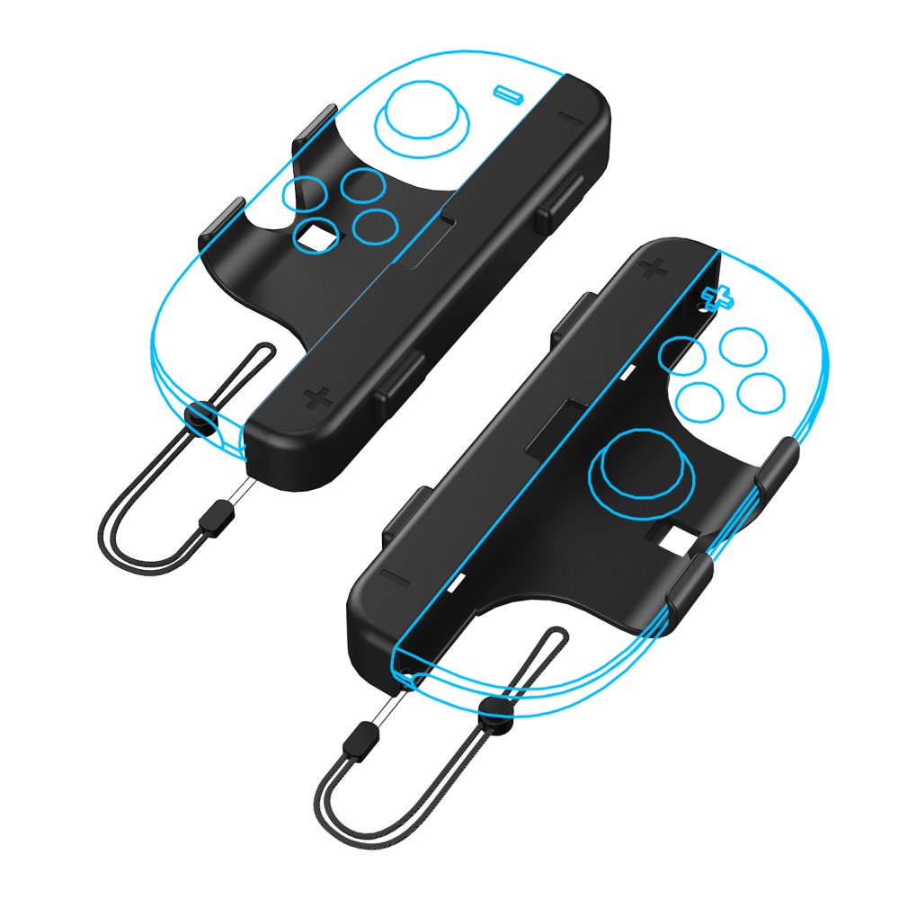 JYS JYS 2 st Nintendo Switch 2 Joy-Con Strap / Extender Svart