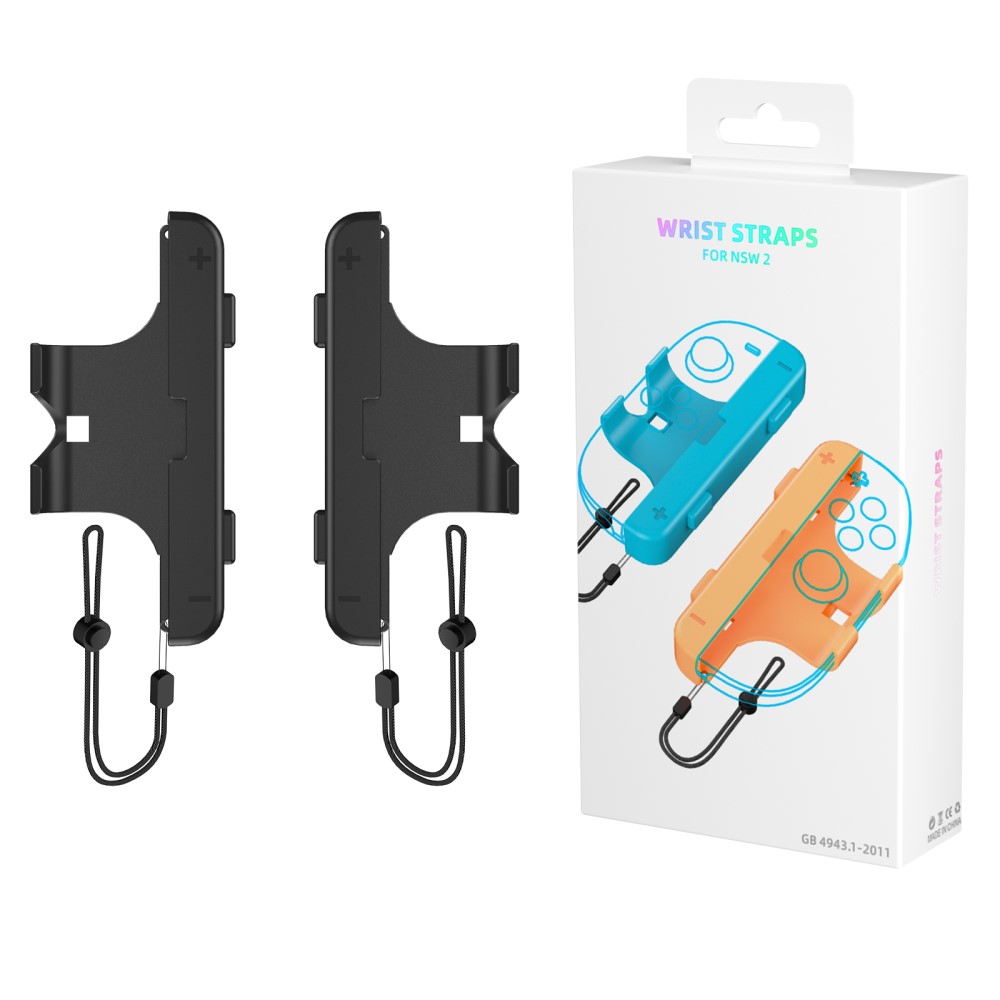 JYS JYS 2 st Nintendo Switch 2 Joy-Con Strap / Extender Svart