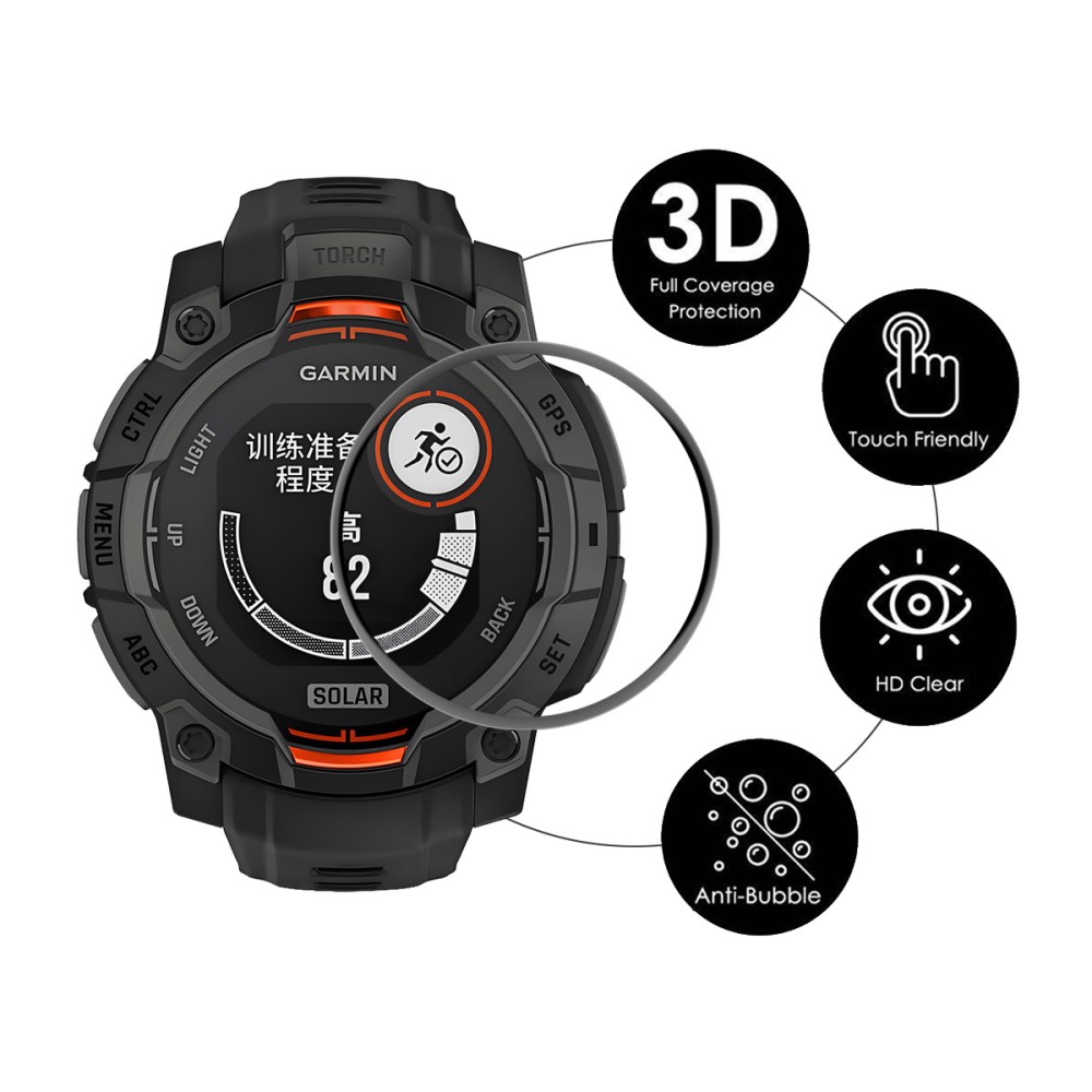 ENKAY ENKAY Garmin Instinct E 45 mm 2-PACK Skärmskydd Heltäckande