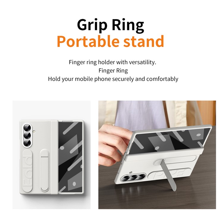  Samsung Galaxy Z Fold 7 Skal Kickstand Vit