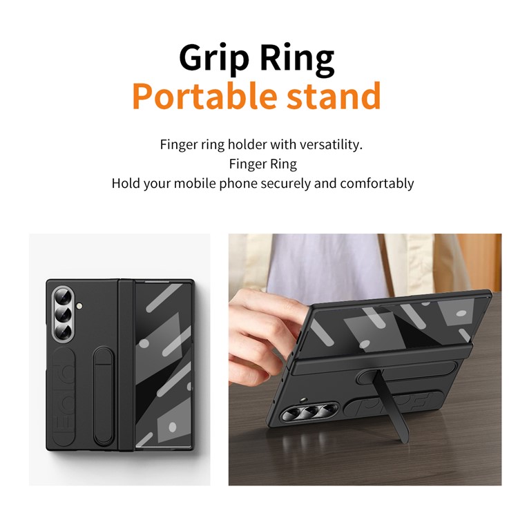  Samsung Galaxy Z Fold 7 Skal Kickstand Svart