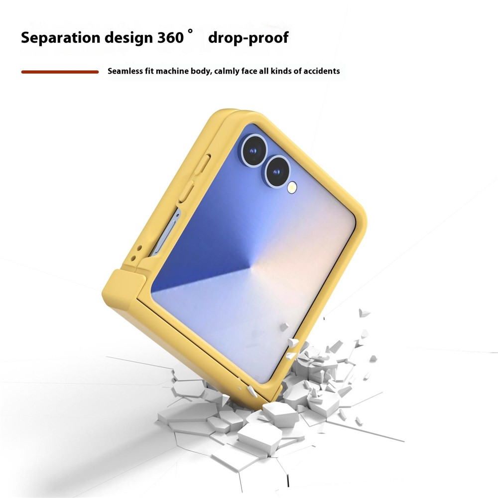 ABEEL ABEEL Samsung Galaxy Z Flip 7 Skal Skin Feel Gul